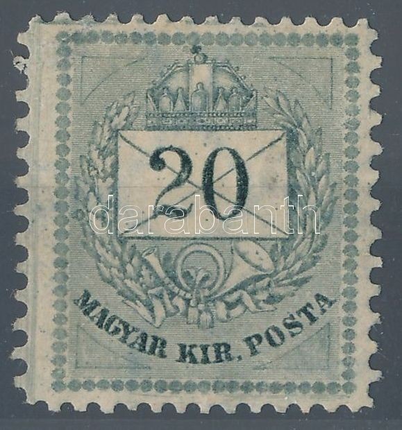 * 1881 Színesszámú 20kr 13 : 11 1/2 Fogazással, A Katalógusok Csak Pecsételten árazzák, Bal Felső Sarok Kis Beszakadás,  - Altri & Non Classificati