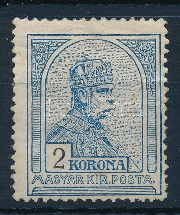 * 1908 Turul 2K (45.000) (törés / Crease) - Other & Unclassified