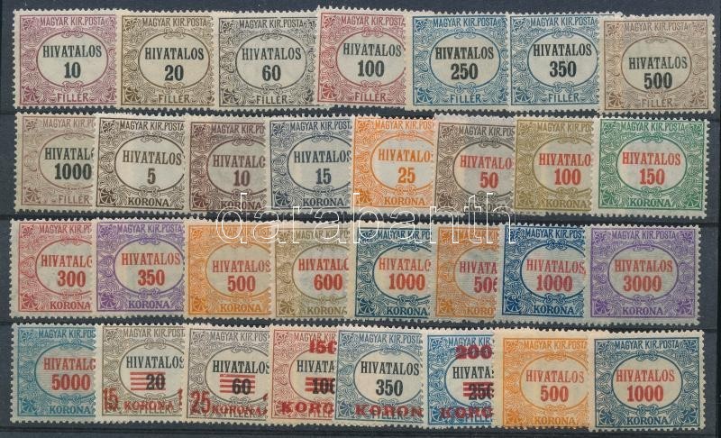 ** 1921-1924 Hivatalos Sor (10.000) - Other & Unclassified