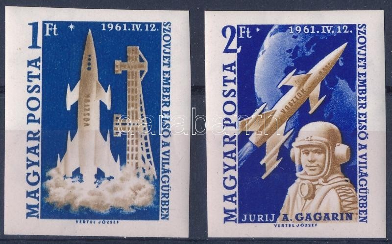 ** 1961 Első Ember A Világűrben - Gagarin Vágott Sor (12.000) - Sonstige & Ohne Zuordnung