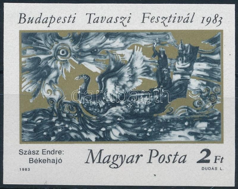 ** 1983 Budapesti Tavaszi Fesztivál Vágott Bélyeg - Sonstige & Ohne Zuordnung