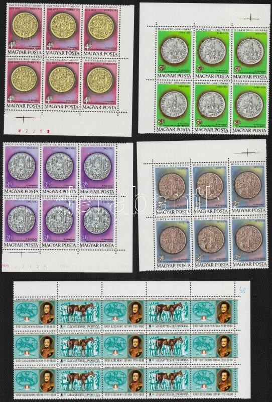 ** 1975-1989 Sorok összefüggésekben + 1950 Sakk 1Ft Tízestömb (47.730) - Altri & Non Classificati