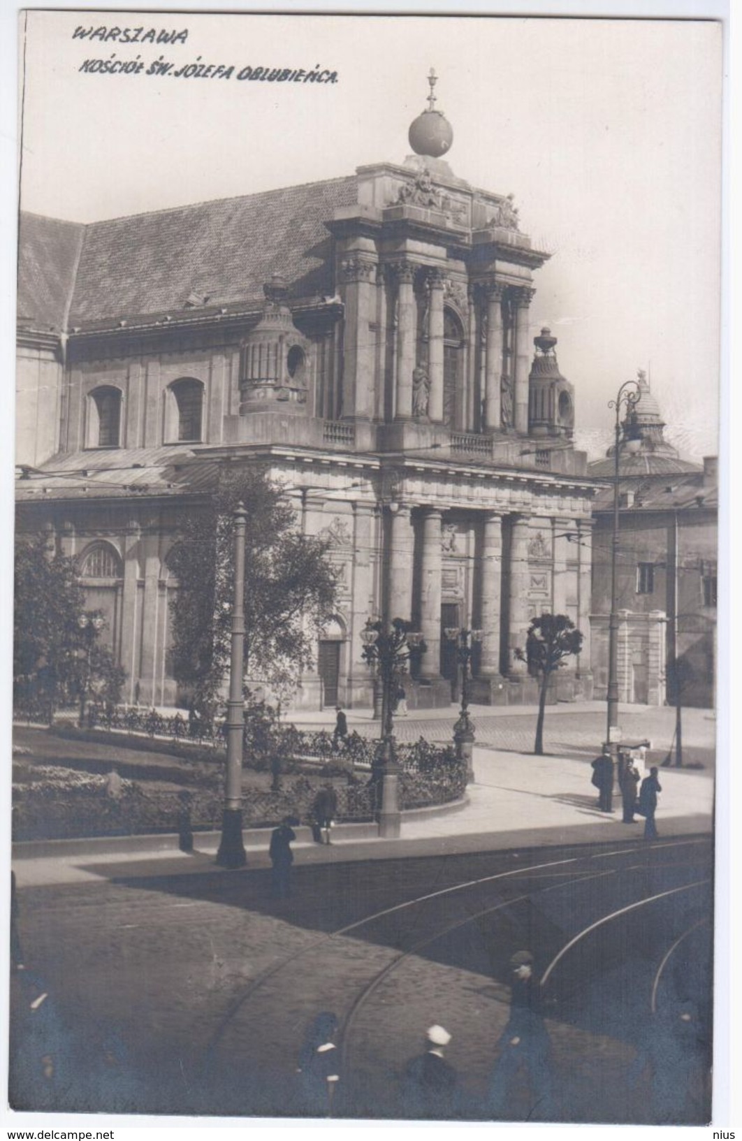 Poland Polska Pologne Warszawa Warsaw Varsovie, Kosciol Sw. Jozefa Oblubienca, Church, Real Photo - Poland