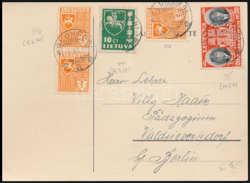 Litvánia 1938 - Sonstige & Ohne Zuordnung