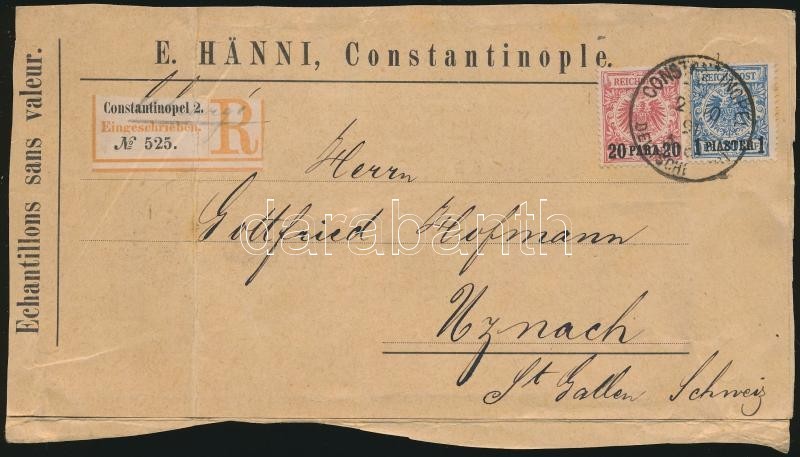 Német Posta Külföldön - Törökország 1891 - Sonstige & Ohne Zuordnung