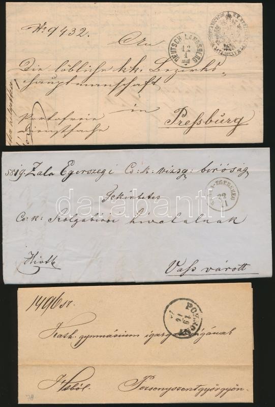14 Db Levél, Levelezőlap, Képeslap 1831-től - Sonstige & Ohne Zuordnung