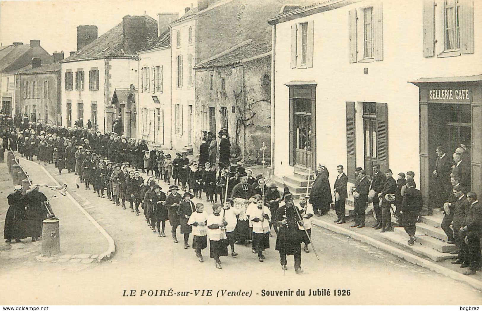 LE POIRE SUR VIE     JUBILE 1926  SELLERIE  CAFE   RELIGION - Poiré-sur-Vie