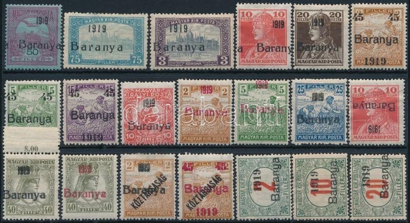 ** * Baranya I. 1919 20 Klf Bélyeg Bodor Vizsgálójellel (**29.250) - Sonstige & Ohne Zuordnung