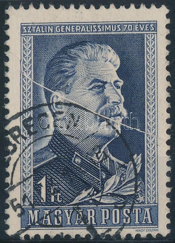 * 1949 Sztálin 1Ft Papírránccal - Sonstige & Ohne Zuordnung