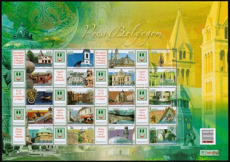 ** 2009 Pécs Bélyegem - Értékjelzés Nélkül Promóciós Teljes ív Sorszám Nélkül (12.500) - Sonstige & Ohne Zuordnung