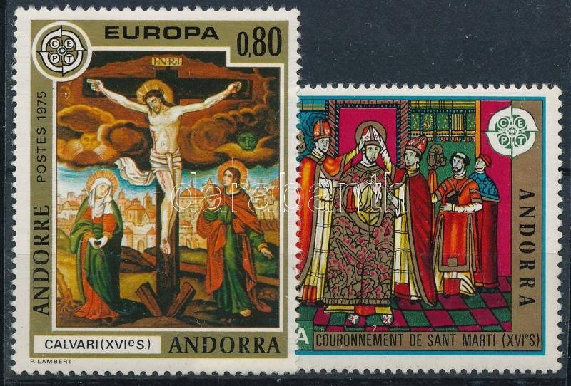 ** 1975 Europa CEPT: Festmény Sor Mi 264-265 - Sonstige & Ohne Zuordnung