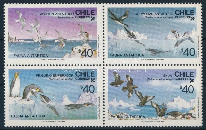 ** 1986 Az Antarktisz Madarai Mi 1139-1142 - Sonstige & Ohne Zuordnung