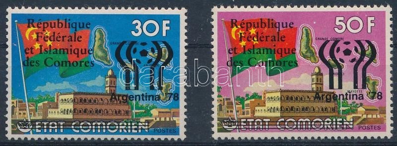 ** 1978 Labdarúgó VB. Felülnyomott Sor Mi 444-445 - Other & Unclassified