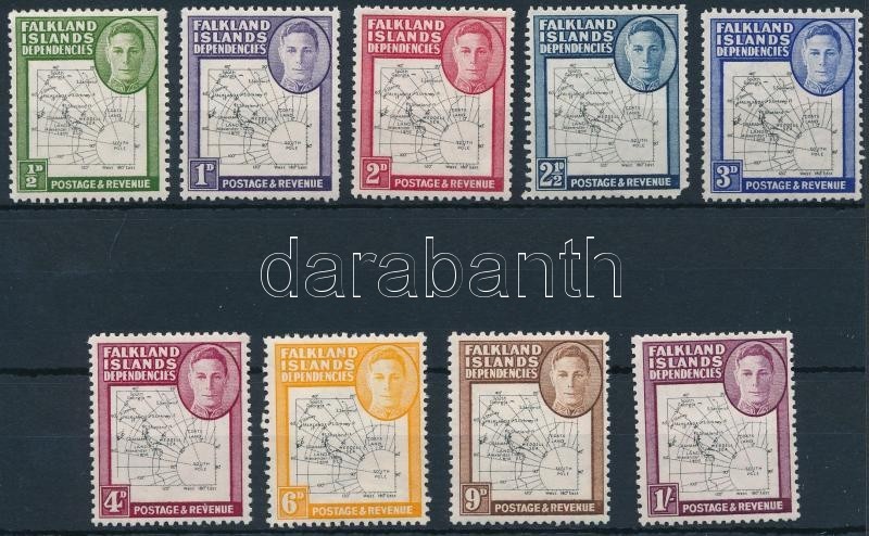 ** 1946/1949 Forgalmi Sor Mi 1-9 II ( 2 1/2 érték Sarokhibás / Missing Corner) - Sonstige & Ohne Zuordnung