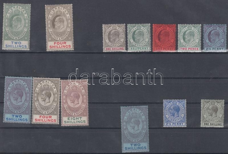 ** * 1903-1927 Forgalmi Bélyegek (47, 49, 84 Postatiszta) / Definitive Stamps Mi 42-43, 47-50, 63, 68, 70-73, 84 - Sonstige & Ohne Zuordnung