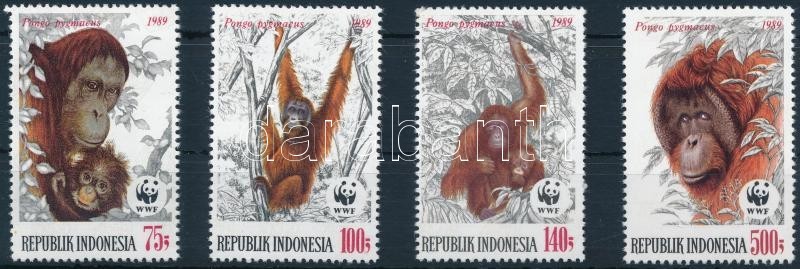 ** 1989 WWF: Orangután Sor Mi 1291-1294 - Sonstige & Ohne Zuordnung