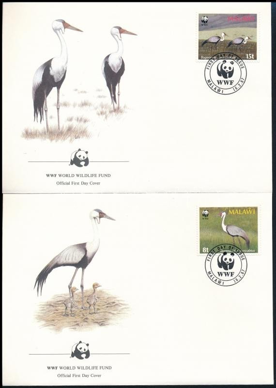 1987 WWF: Darumadár Sor 4 Db FDC-n Mi 477-480 X - Sonstige & Ohne Zuordnung