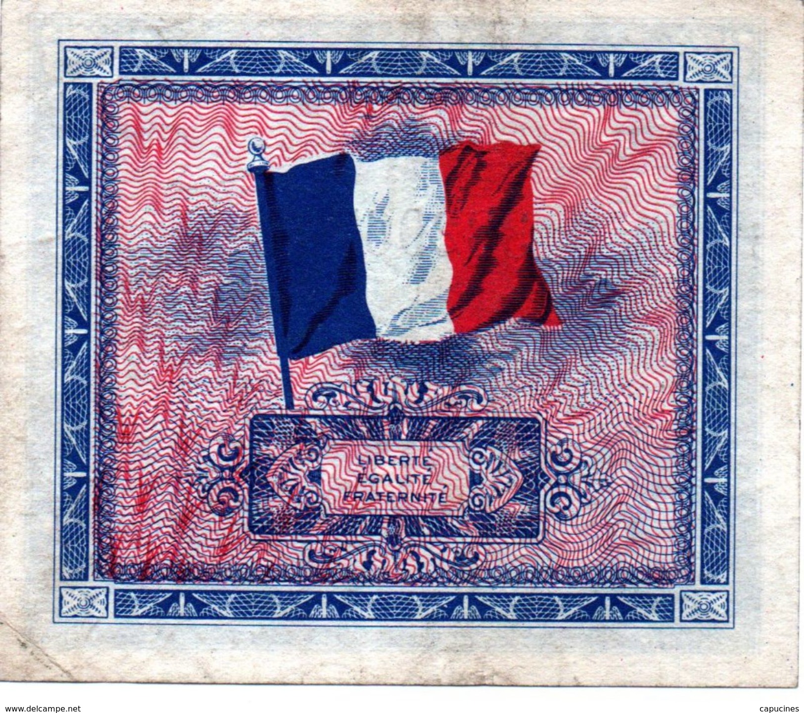 5F "Verso DRAPEAU" - Type 1944) - (NEUF) - 1945 Verso Francia