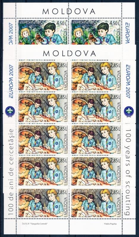 ** 2007 Europa CEPT Cserkészek Kisívsor Mi 582-583 - Sonstige & Ohne Zuordnung