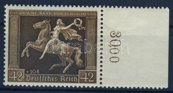 ** 1938 Das Braune Band ívszéli Mi 671 / Margin - Sonstige & Ohne Zuordnung