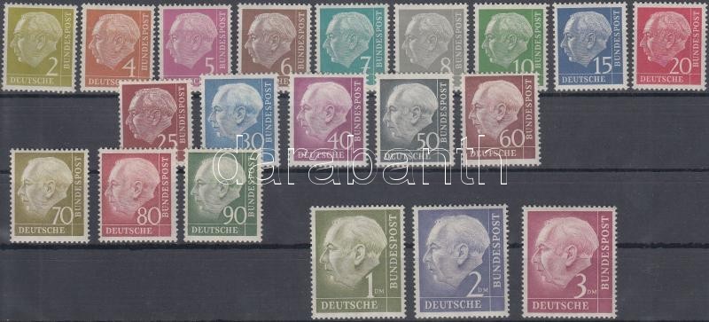 ** 1954/1961 Forgalmi Sor Mi 177-196 - Sonstige & Ohne Zuordnung