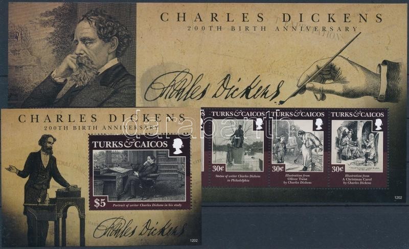 ** 2012 Charles Dickens Kisív Mi 1893 -1898 + Blokk Mi 241 - Sonstige & Ohne Zuordnung