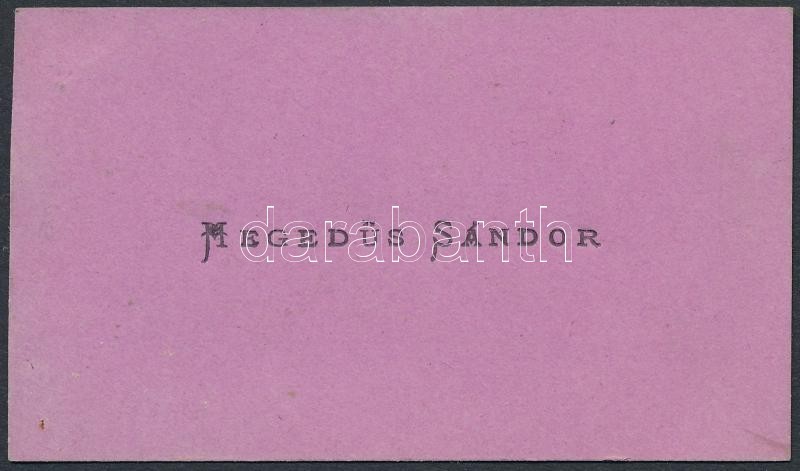 Hegedüs Sándor (1847-1906) Politikus, Országgyülési Képviselő, Miniszter Sorai Feleségének Jókay Jolánnak, Hegedüs Sándo - Sonstige & Ohne Zuordnung