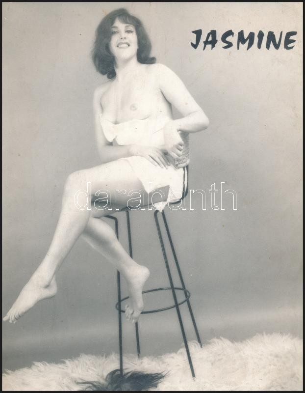 Cca 1970 Jasmine és A Barátnői, 7 Db Szolidan Erotikus Vintage Fotó, 6x9 Cm és 24x19 Cm Között / 7erotic Photos - Sonstige & Ohne Zuordnung