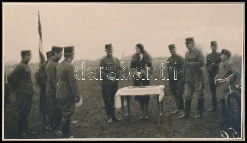 Cca 1915 Habsburg Hercegné A Fronton Katonákkal, Jutalmat Oszt 17x12 Cm - Sonstige & Ohne Zuordnung