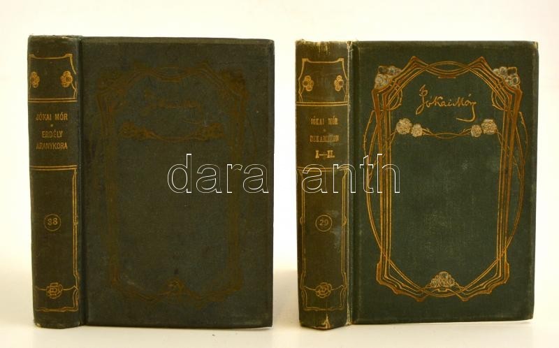 Jókai Mór: Dekameron.+Erdély Aranykora. Bp., 1910-é.n., Franklin-Társulat. Hetedik Kiadás. Kiadói Aranyozott, Festett Sz - Ohne Zuordnung