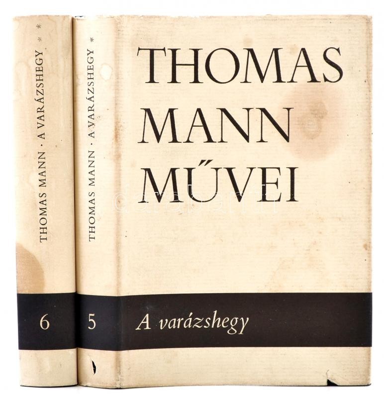 Thomas Mann: A Varázshegy 1-2. Kötet. Fordította: Szőllősy Klára. Thomas Mann Művei 5-6. Bp., 1969, Magyar Helikon. Kiad - Ohne Zuordnung