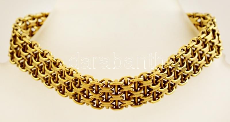 14 K Arany Karlánc 19 M, 31,26 G / 14 C Gold Bracelet 31,26 G - Sonstige & Ohne Zuordnung