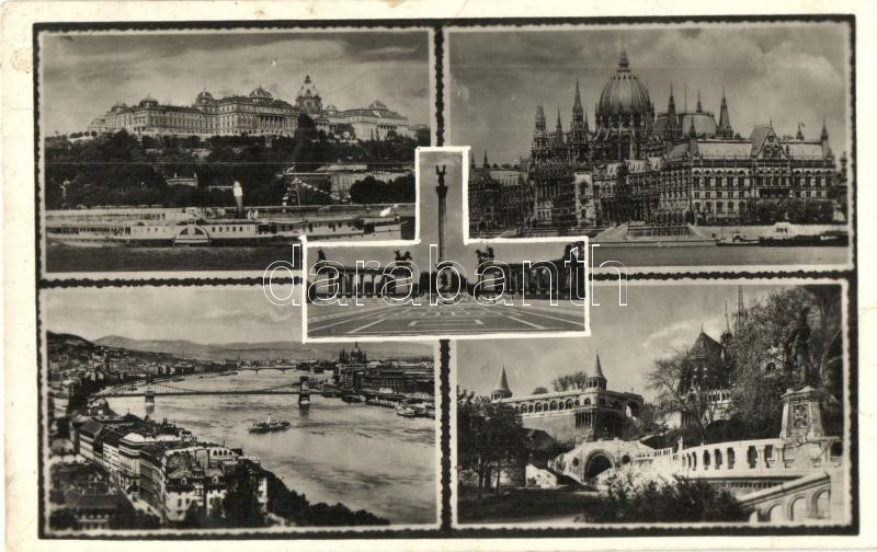 T2 Budapest, Mozaiklap: Királyi Vár, Országház, Lánchíd, Halászbástya, Hősök Tere - Ohne Zuordnung