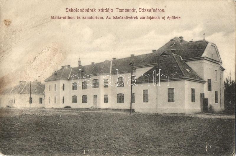 ** T3 Temesvár, Timisoara; Józsefváros, Iskolanővérek Zárdája, Mária Otthon és Szanatórium / Nunnery, Home And Sanatoriu - Unclassified