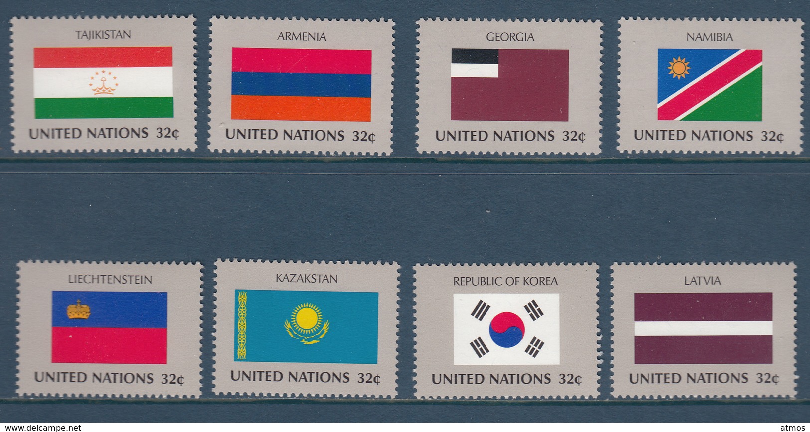 United Nation New York MNH Michel Nr 722/29 From 1997 / Catw 6.00 EUR - Ongebruikt