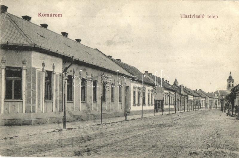 T2 Komárom, Komárno; Tisztviselő Telep, Utca / Officers Colony, Street View - Non Classificati