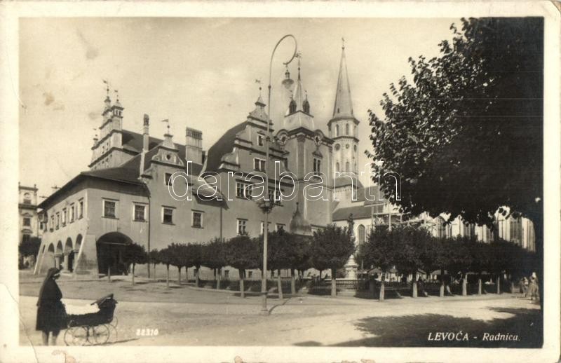 T3 Lőcse, Levoca;  Városháza / Town Hall (EB) - Ohne Zuordnung
