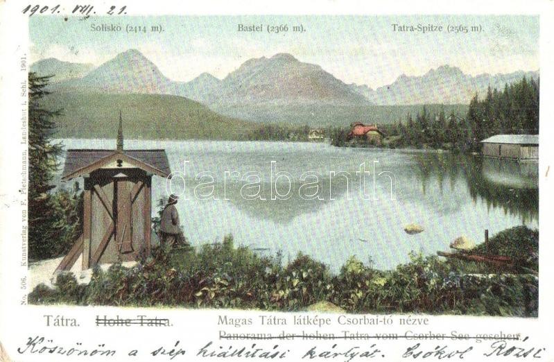 T2/T3 Tátra, Csorba-tó. F. Pietschmann No. 506. / Csorber-See / Strbské Pleso / Lake (EK) - Ohne Zuordnung