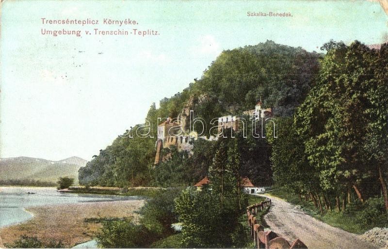 T2/T3 Vágsziklás, Szkalka-Benedek, Skalka Nad Váhom (Trencsénteplic); Apátsági Romok / Abbey Ruins (EK) - Ohne Zuordnung