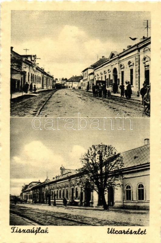 ** T1 Tiszaújlak, Vylok; Utcakép, üzletek / Street View With Shops - Ohne Zuordnung