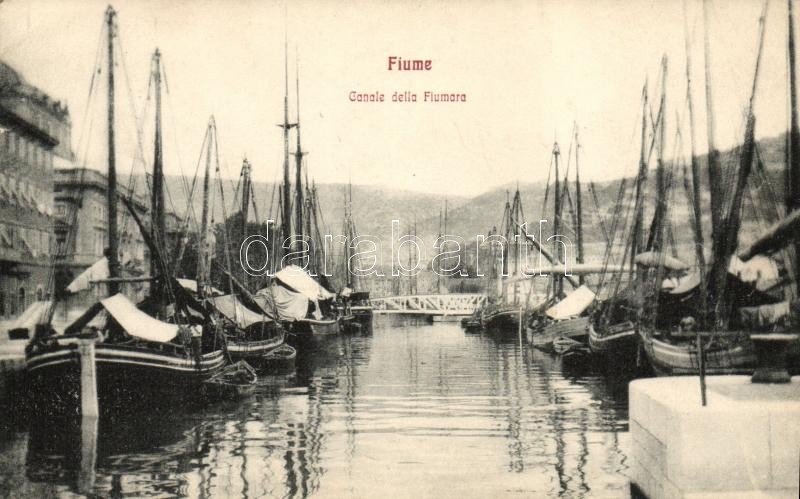 * T2/T3 Fiume, Canale Della Fiumara, Ships (EK) - Ohne Zuordnung