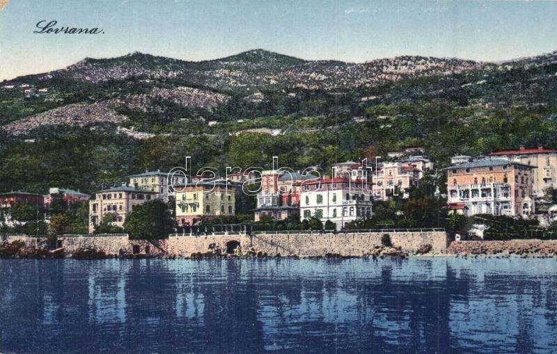 ** T2/T3 Lovran, Lovrana; General View, Port (EK) - Ohne Zuordnung