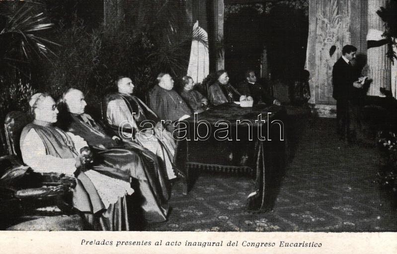 ** T2 1916 Buenos Aires, National Eucharistic Congress, Prelates Present The Opening Ceremony - Ohne Zuordnung