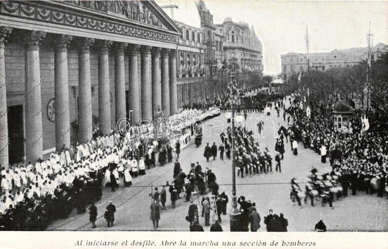 ** T2 1916 Buenos Aires, National Eucharistic Congress, The Beginning Of The Parade - Ohne Zuordnung