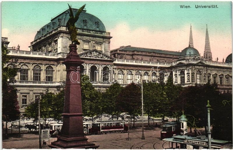 ** T1 Vienna, Wien I. University, Monument, Trams - Ohne Zuordnung
