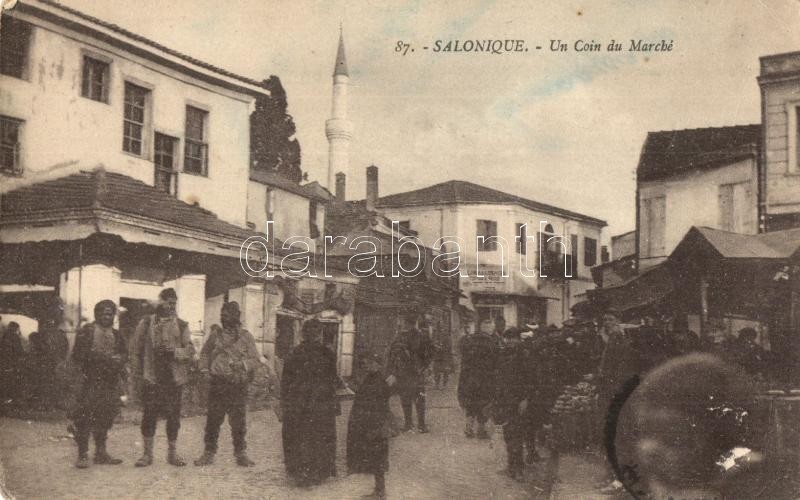 * T3/T4 Thessaloniki, Salonique; Un Coin Du Marche / Market With Vendors (Rb) - Ohne Zuordnung