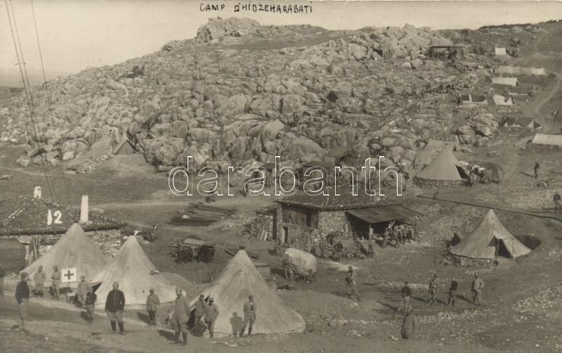 * T2 1916 Hidzeharabati (?), WWI Macedoanian Military Camp, Photo - Ohne Zuordnung