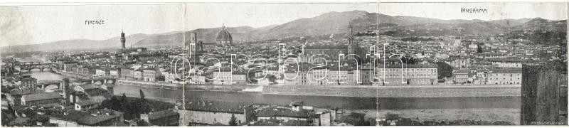 ** T2/T3 Firenze, Florence; 3-tiled Panoramacard - Ohne Zuordnung