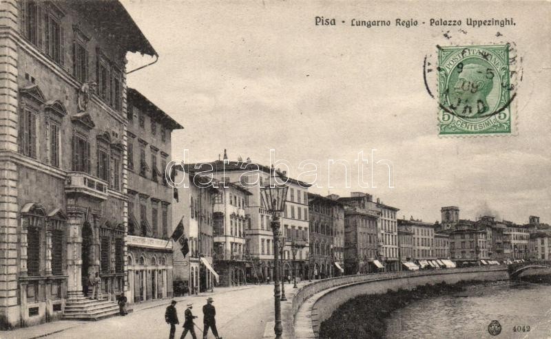 T4 Pisa, Lungarno Regio, Palazzo Uppezinghi / Street, Palace (b) - Ohne Zuordnung
