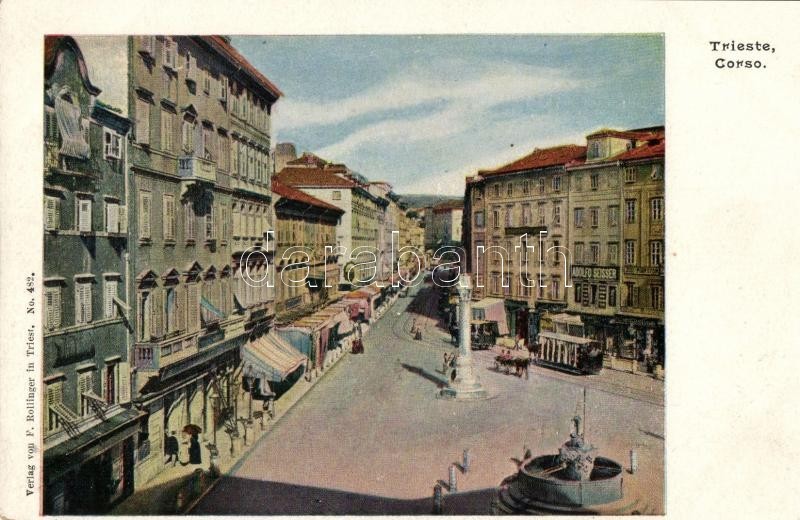 ** T1/T2 Trieste, Corso, Shop Of Adolfo Seisser, Tram - Ohne Zuordnung